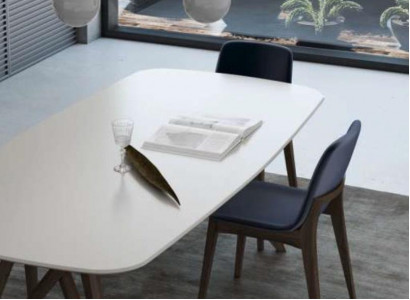 Walnuss Natur Küchentisch Esszimmermöbel Moderner Stil Luxus Möbel Tisch